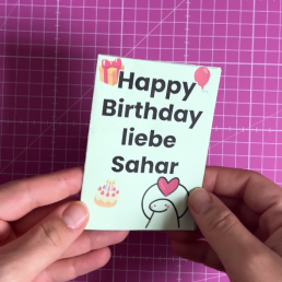 Zine – Happy Birthday Sahar
