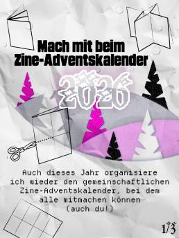 Zines.cool Community Adventskalender 2026